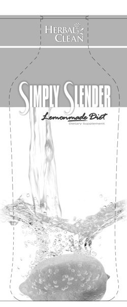  HERBAL CLEAN SIMPLY SLENDER LEMONMADE DIET DIETARY SUPPLEMENT