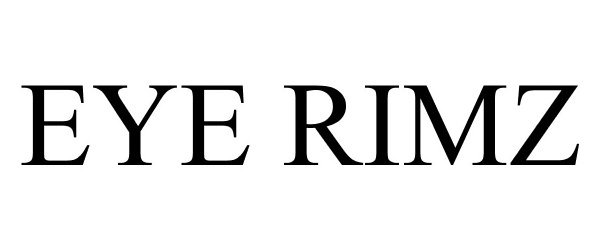 Trademark Logo EYE RIMZ