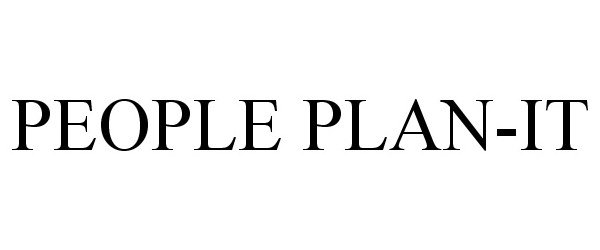 Trademark Logo PEOPLE PLAN-IT