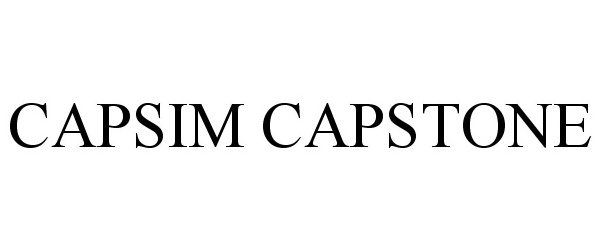 CAPSIM CAPSTONE