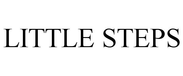 Trademark Logo LITTLE STEPS