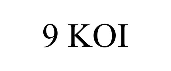 Trademark Logo 9 KOI