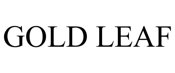 Trademark Logo GOLD LEAF
