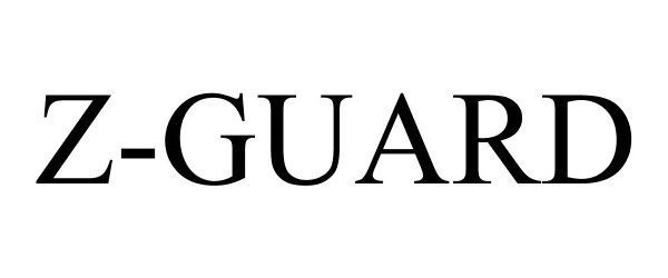 Trademark Logo Z-GUARD