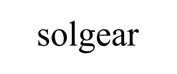 Trademark Logo SOLGEAR