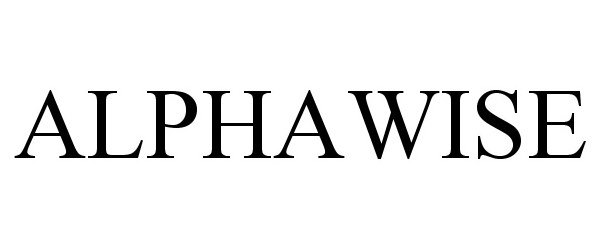 Trademark Logo ALPHAWISE