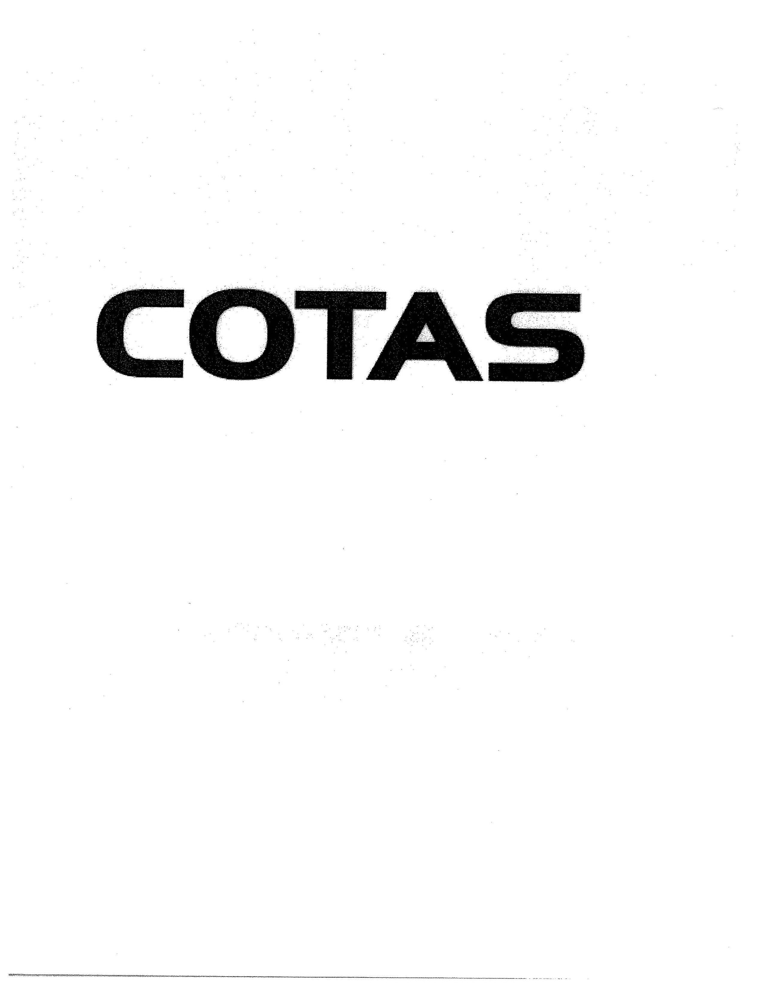 Trademark Logo COTAS