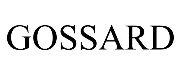 Trademark Logo GOSSARD