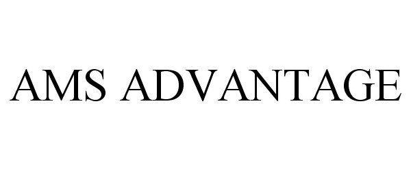 Trademark Logo AMS ADVANTAGE
