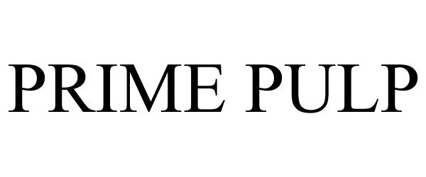 Trademark Logo PRIME PULP
