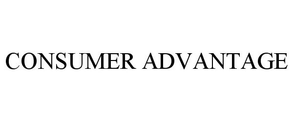 Trademark Logo CONSUMER ADVANTAGE