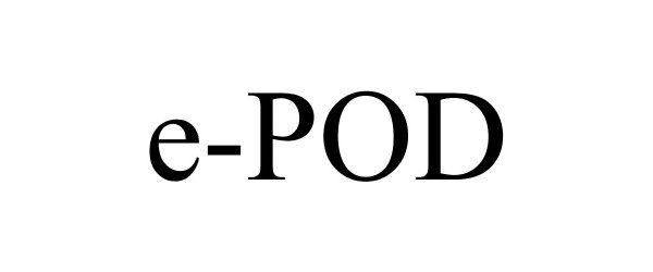 Trademark Logo E-POD