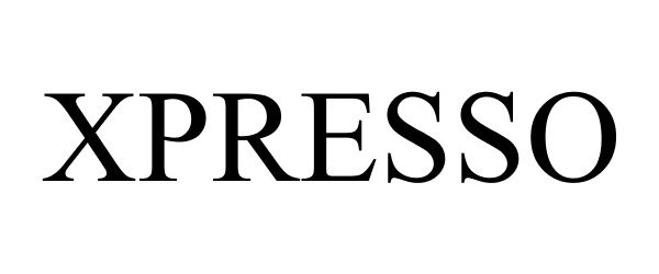 Trademark Logo XPRESSO