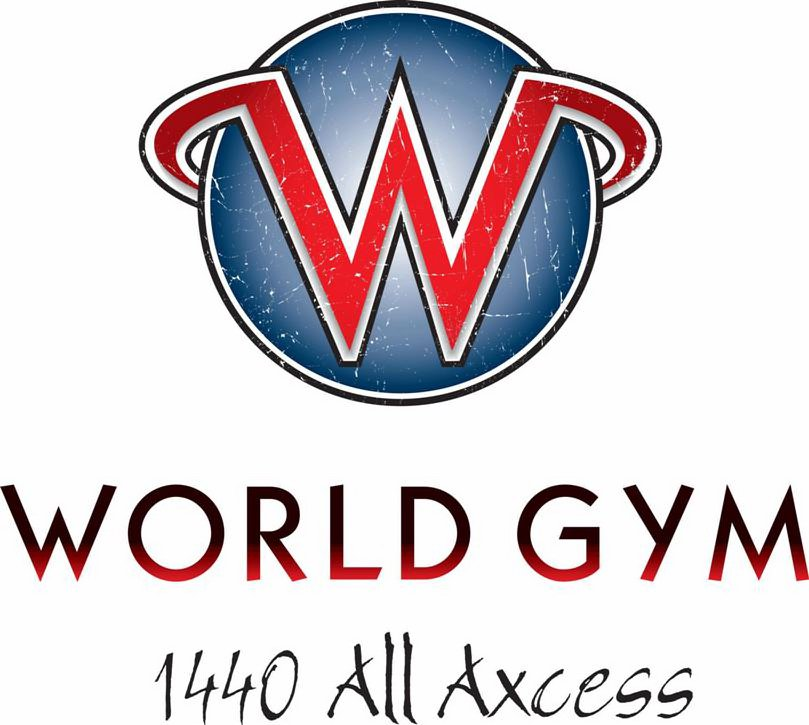 Trademark Logo W WORLD GYM 1440 ALL AXCESS