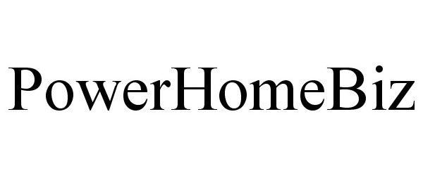 Trademark Logo POWERHOMEBIZ