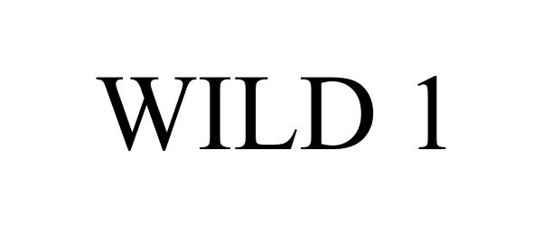 Trademark Logo WILD 1