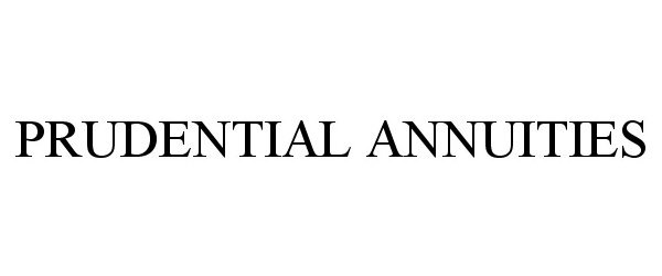  PRUDENTIAL ANNUITIES