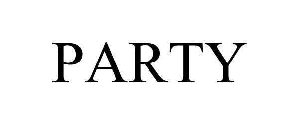 Trademark Logo PARTY