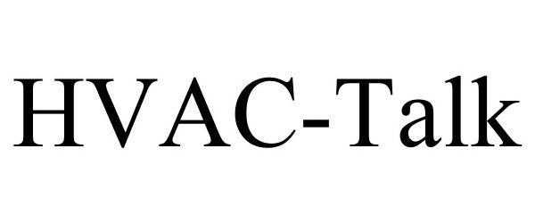 Trademark Logo HVAC-TALK