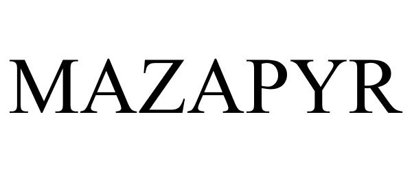 Trademark Logo MAZAPYR