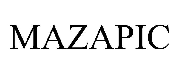 Trademark Logo MAZAPIC
