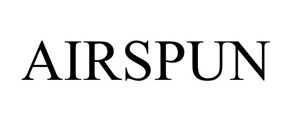 Trademark Logo AIRSPUN