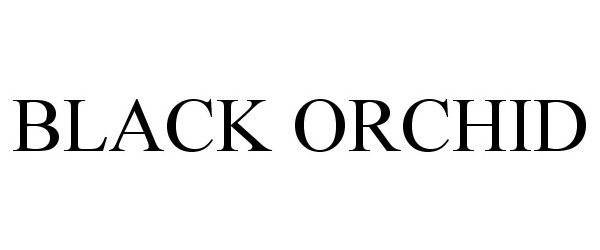 Trademark Logo BLACK ORCHID