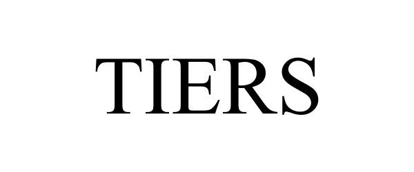 Trademark Logo TIERS