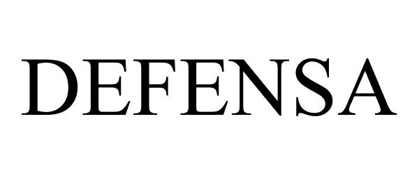 Trademark Logo DEFENSA