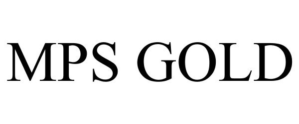 Trademark Logo MPS GOLD