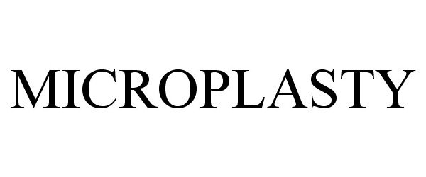 Trademark Logo MICROPLASTY