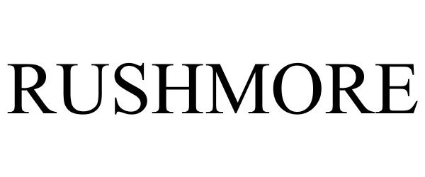 Trademark Logo RUSHMORE