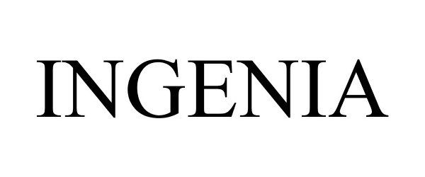 Trademark Logo INGENIA