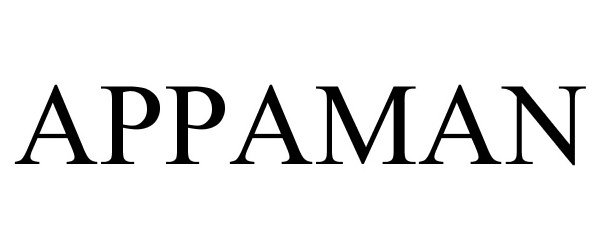 Trademark Logo APPAMAN