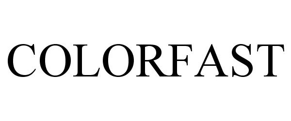 Trademark Logo COLORFAST