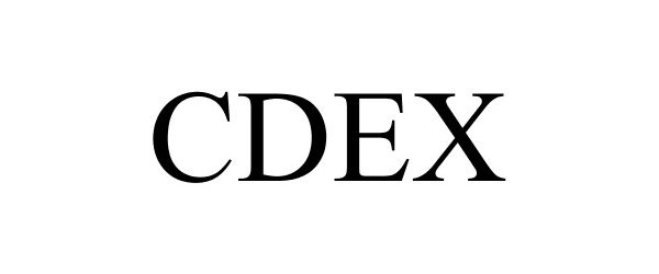 Trademark Logo CDEX