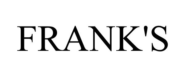 Trademark Logo FRANK'S