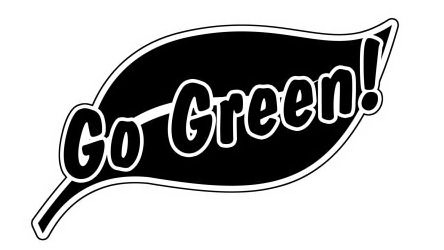 Trademark Logo GO GREEN!