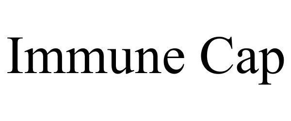 Trademark Logo IMMUNE CAP
