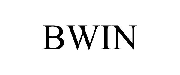 Trademark Logo BWIN