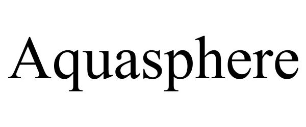 Trademark Logo AQUASPHERE