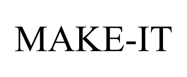 Trademark Logo MAKE-IT