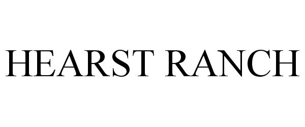 Trademark Logo HEARST RANCH