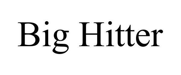 Trademark Logo BIG HITTER