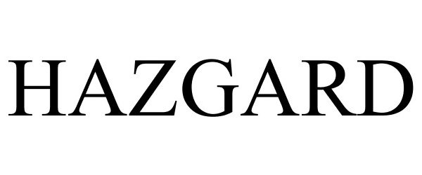 Trademark Logo HAZGARD