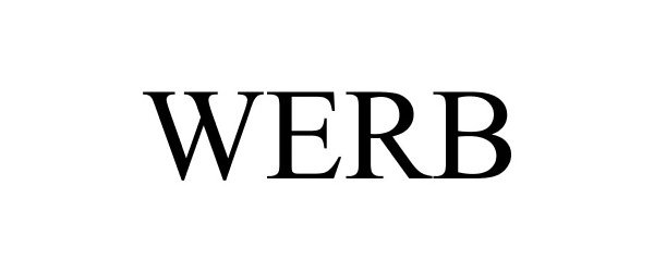 Trademark Logo WERB