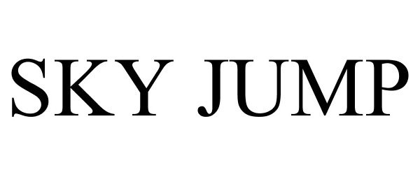 Trademark Logo SKY JUMP