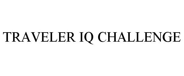  TRAVELER IQ CHALLENGE