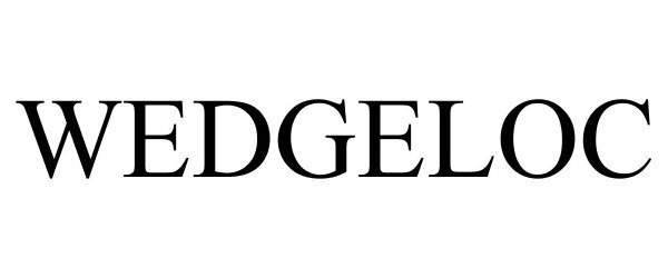 Trademark Logo WEDGELOC