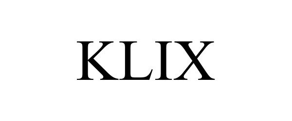 Trademark Logo KLIX